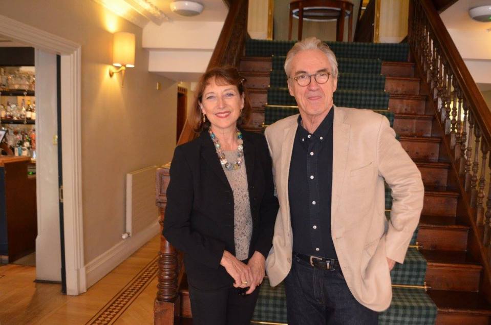 Larry and Marie at an event together in October 