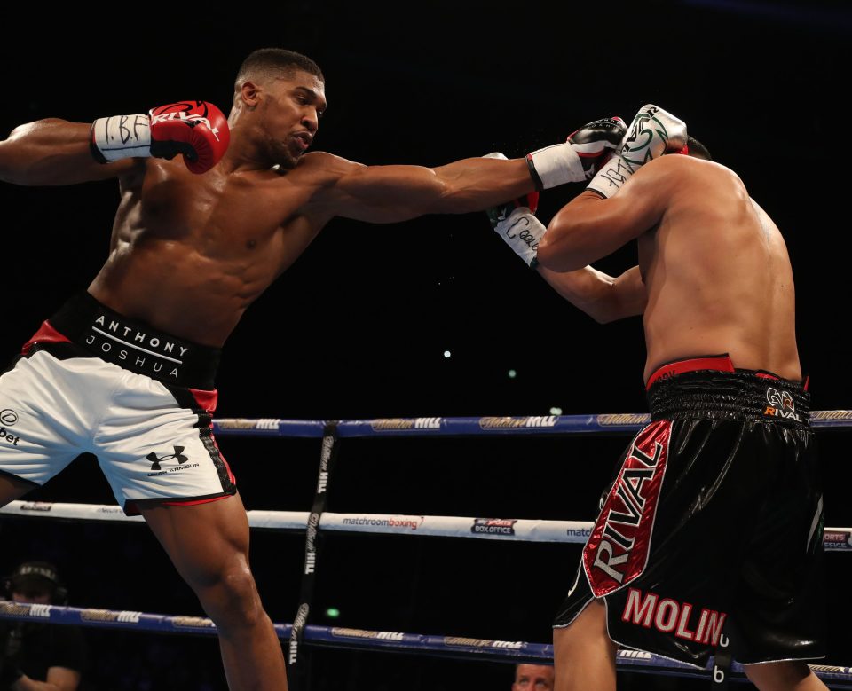 Joshua looked imperious once again as he swept aside Molina
