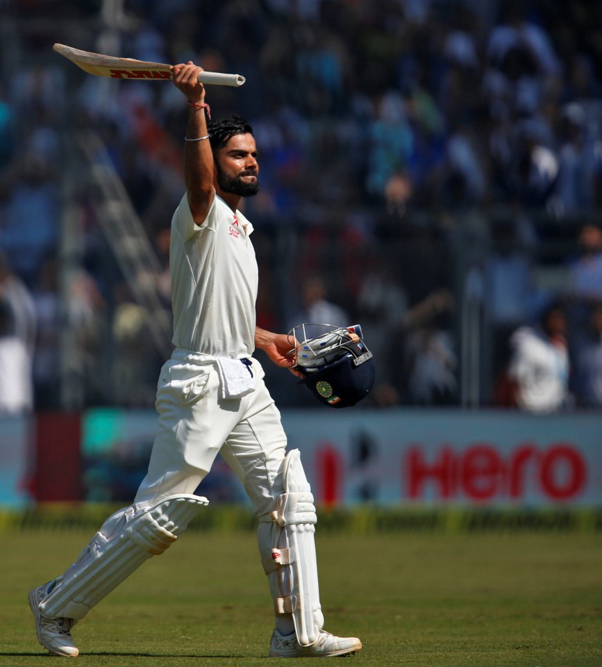 Virat Kohli has torn England to shreds in the current Test series in India