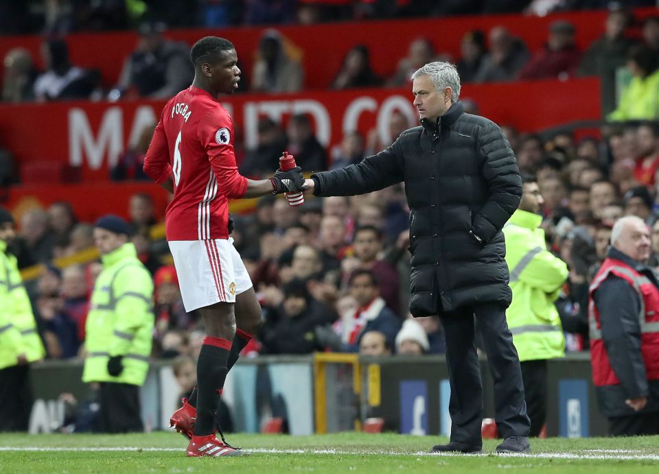 Paul Pogba nearly netted a sensational free-kick in the second half