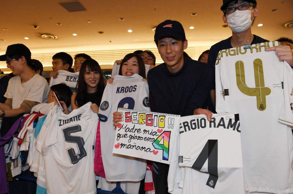 But not everyone was there to see the 2016 Ballon d'Or winner