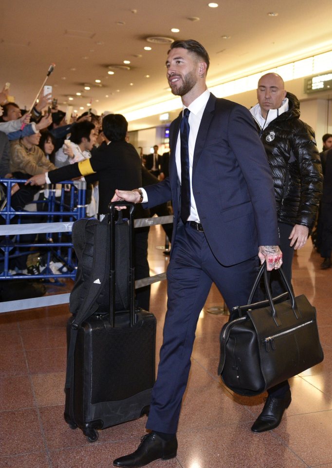 Captain Sergio Ramos makes an appearance just two days after yet another last minute goal
