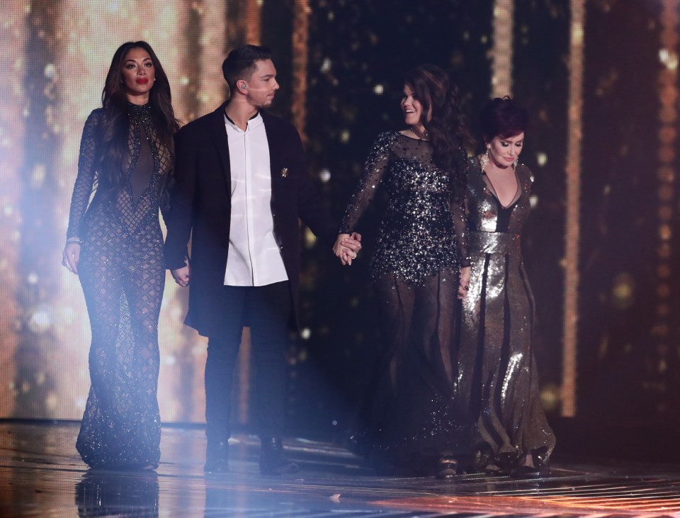  Glitzy night . . . The X Factor final result shocked fans on Sunday