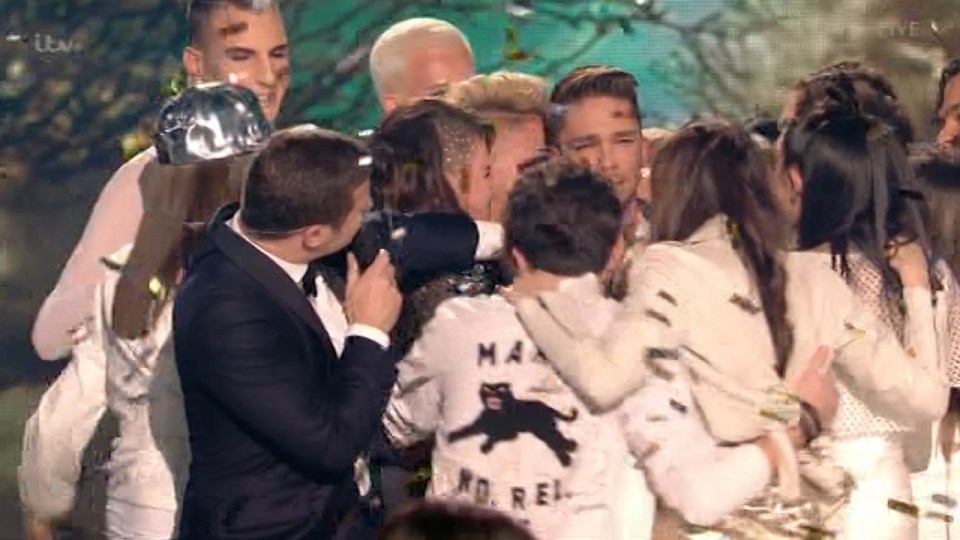 He thanked his 'brothers and sisters' - his fellow contestants 