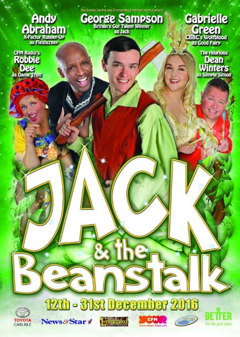  Andy is starring in panto this Christmas