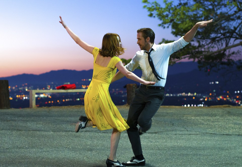  Emma dancing with Ryan Gosling in La La Land