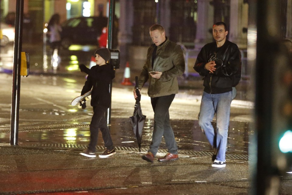 The youngest lad in the Beckham brood joined his team in London for the shoot