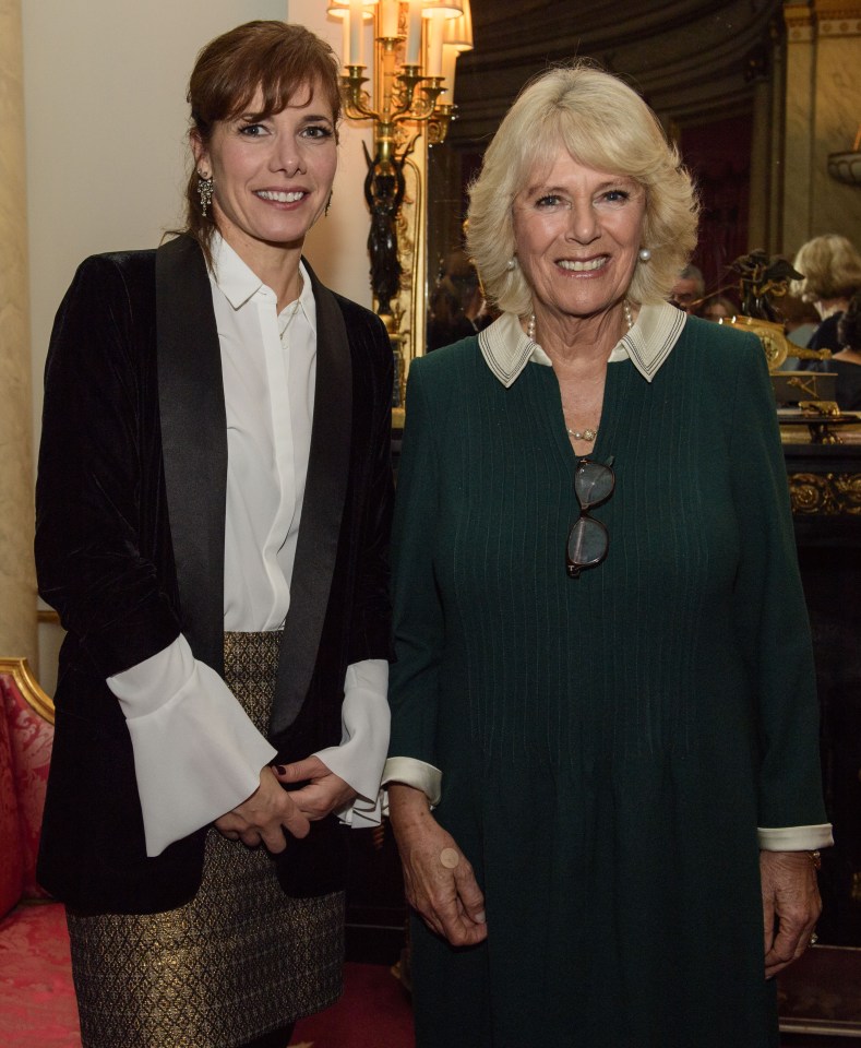  The Duchess of Cornwall meets Darcey Bussell at a reception at Buckingham Palace