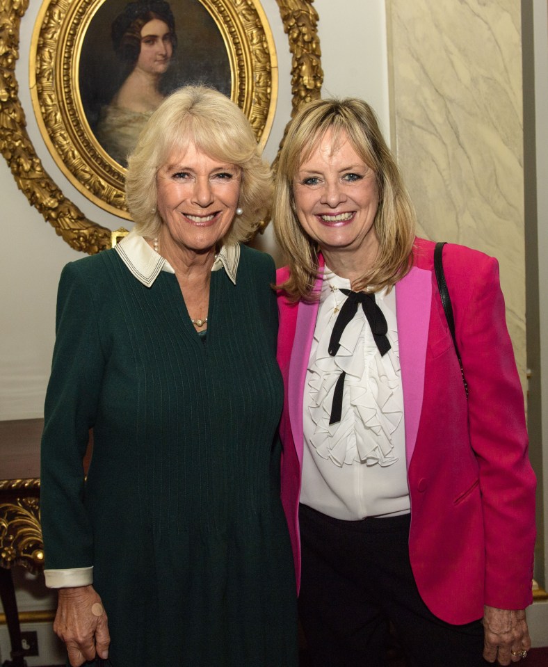  Camilla met a host of powerful women, including Twiggy