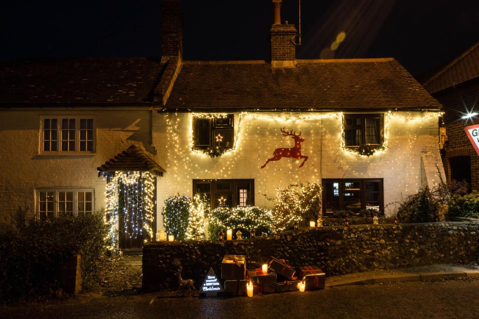  Christmas Cottage in Chichester is a local landmark thanks to its elaborate decorations