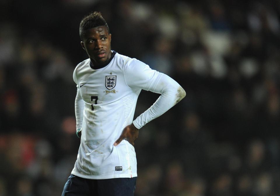  Zaha has played for England at youth levels but has enquired about switching allegiance to Ivory Coast