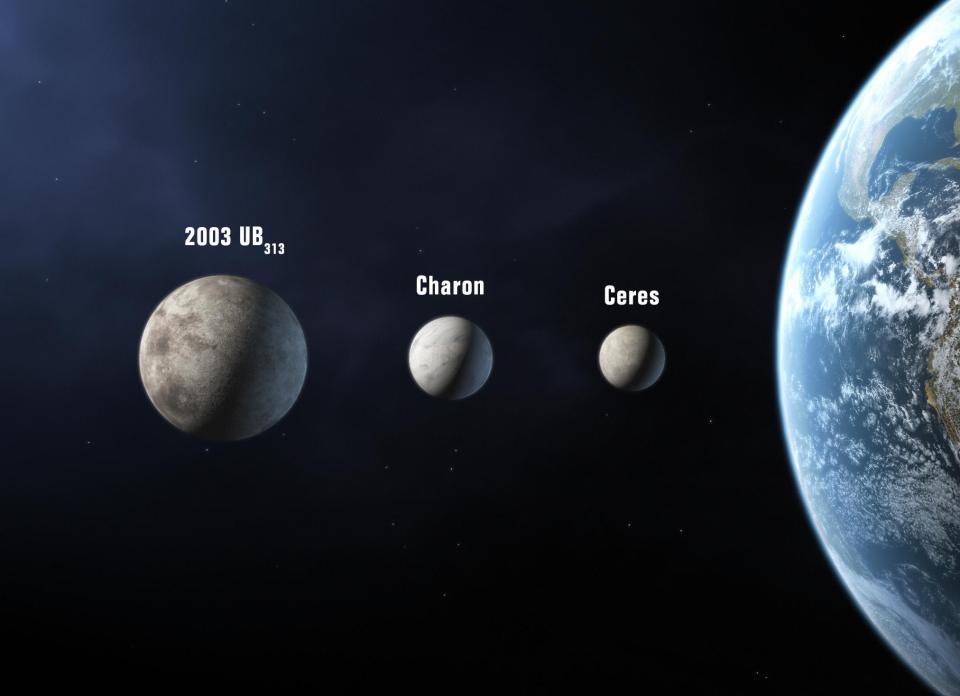  Ceres is the third planetary body, after the Moon and Mercury, where frozen water has been identified