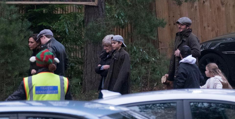 The Beckhams at Lapland UK 