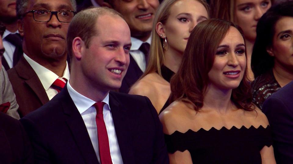 Prince William and Jessica Ennis-Hill presented the main prizes