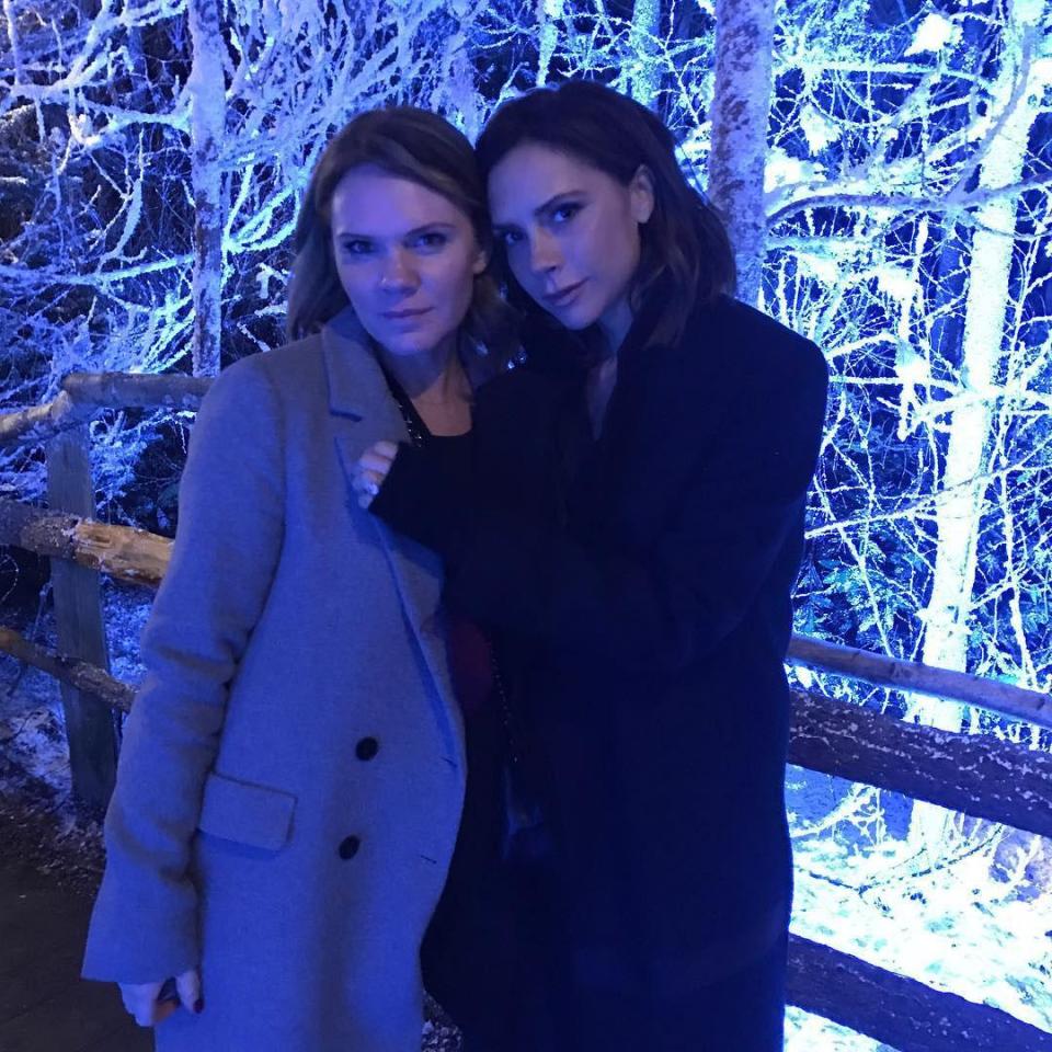 Victoria Beckham and sister Louise