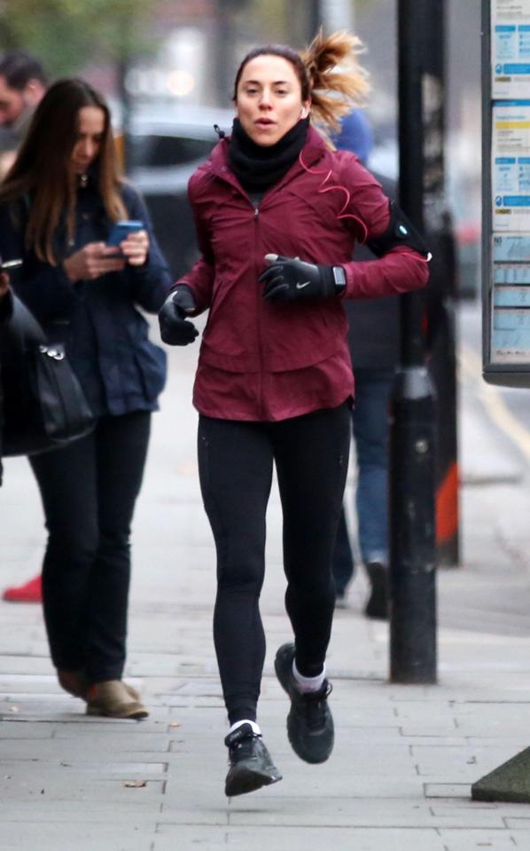  Mel C has been pictured out running in North London