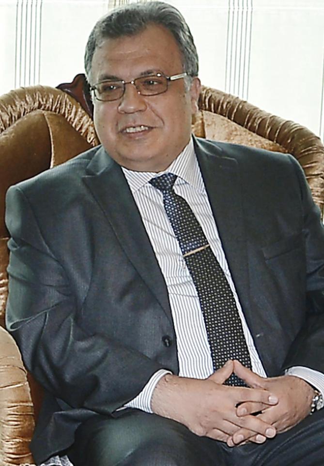 Andrei Karlov took up the role of Ambassador to Turkey on July 12, 2013
