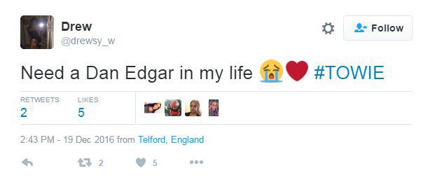  Fans wanted their own Dan Edgar in their life after watching the episode