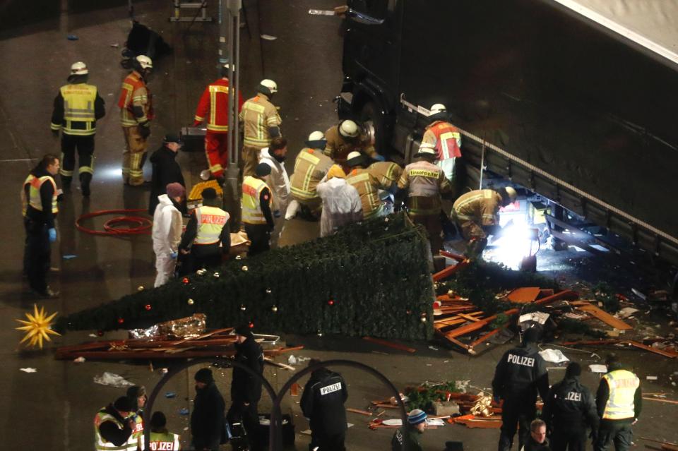 It left carnage in its wake, destroying parts of the market and killing 12 people