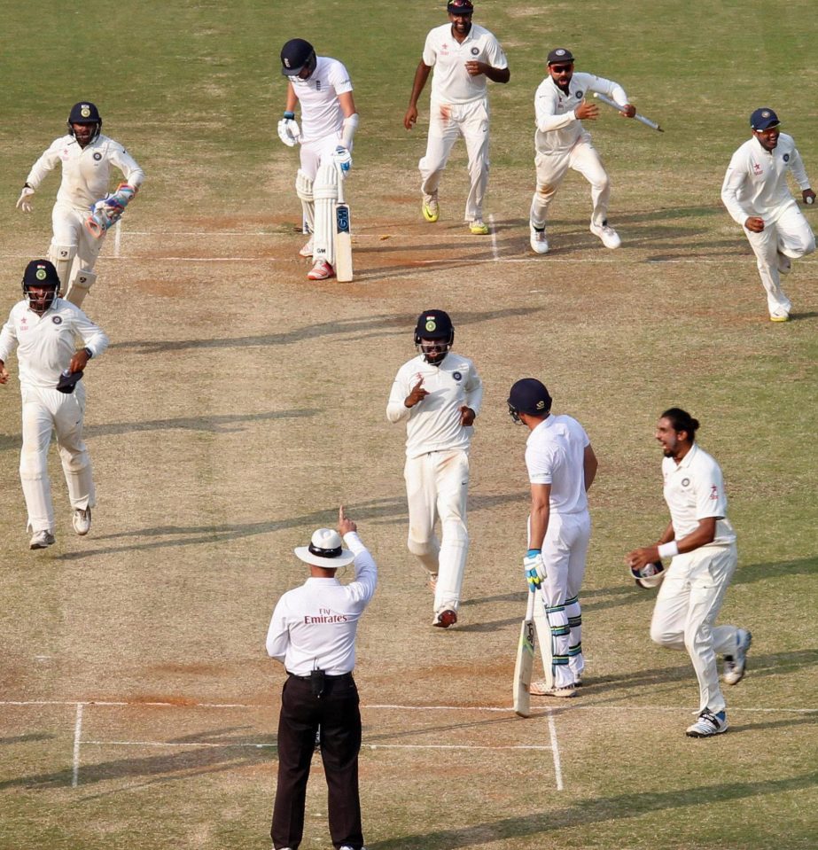 The Indian spinners completely bamboozled England