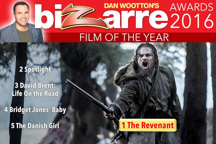 Leonardo Di Caprio's blockbuster The Revenant is Bizarre's Film of the Year