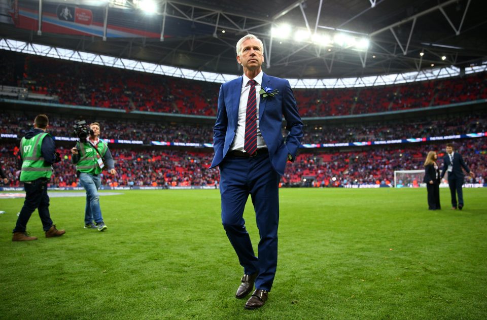 Alan Pardew had managed to get Palace to Wembley at last season's FA Cup final