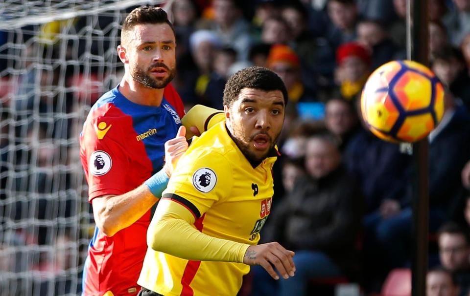  Troy Deeney's precense opened up space for Odion Igahlo but the Nigerian shot wide