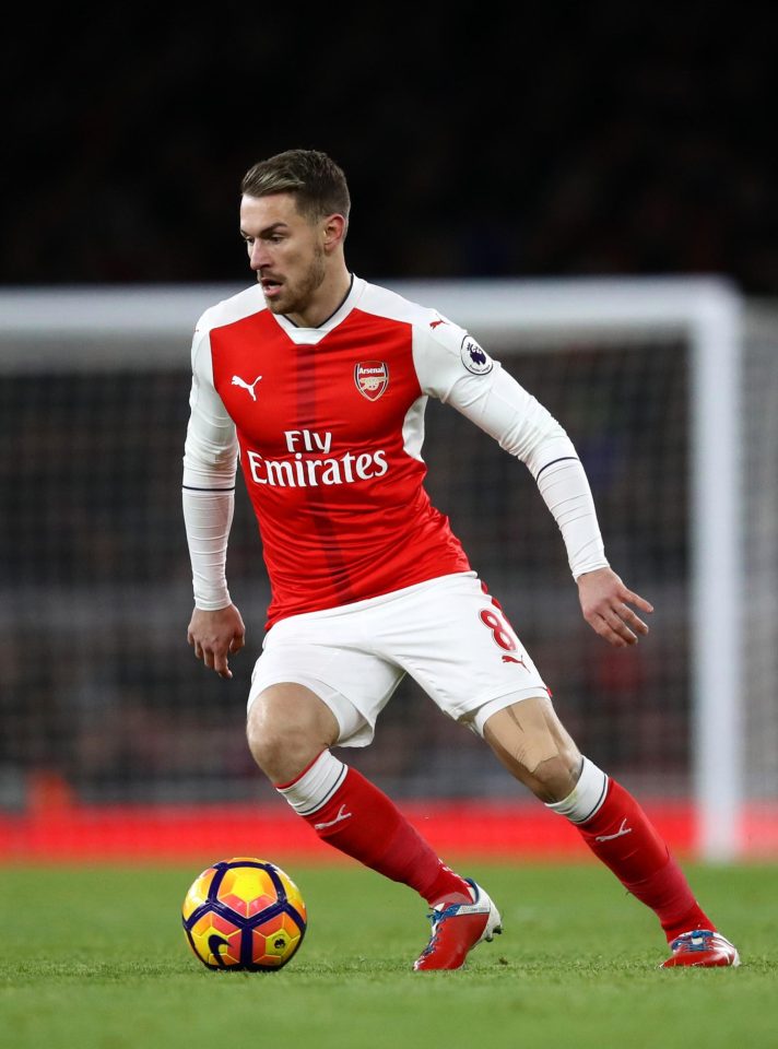  Aaron was the third substitute in the space of four minutes as Arsenal chased three points