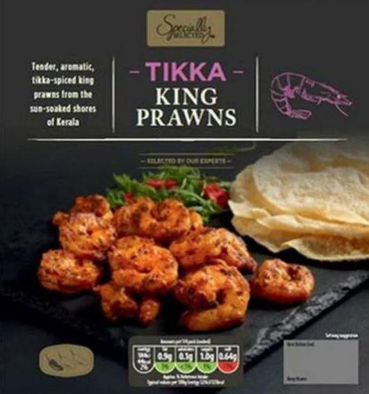  Two batches of the prawns have been recalled over fears they contain deadly salmonella