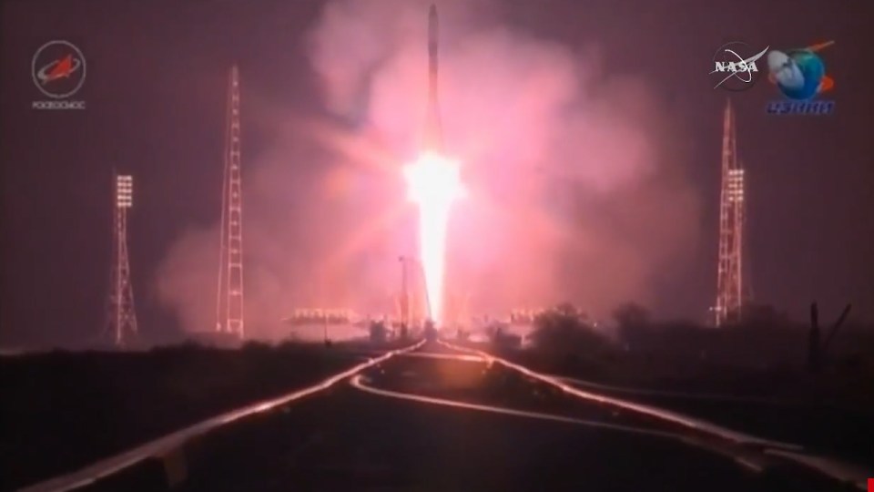  Russian cargo ship bound for ISS blew up shortly after launch last night