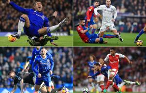 Chelsea's Eden Hazard the most-fouled player in the Premier League, just ahead of Diego Costa