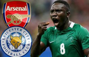 Arsenal and Leicester plot move for striker Oghenekaro Etebo after scouts watch him in action