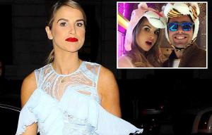 Vogue Williams fancies a fling with ski instructor on  The Jump... despite being linked to Spencer Matthews