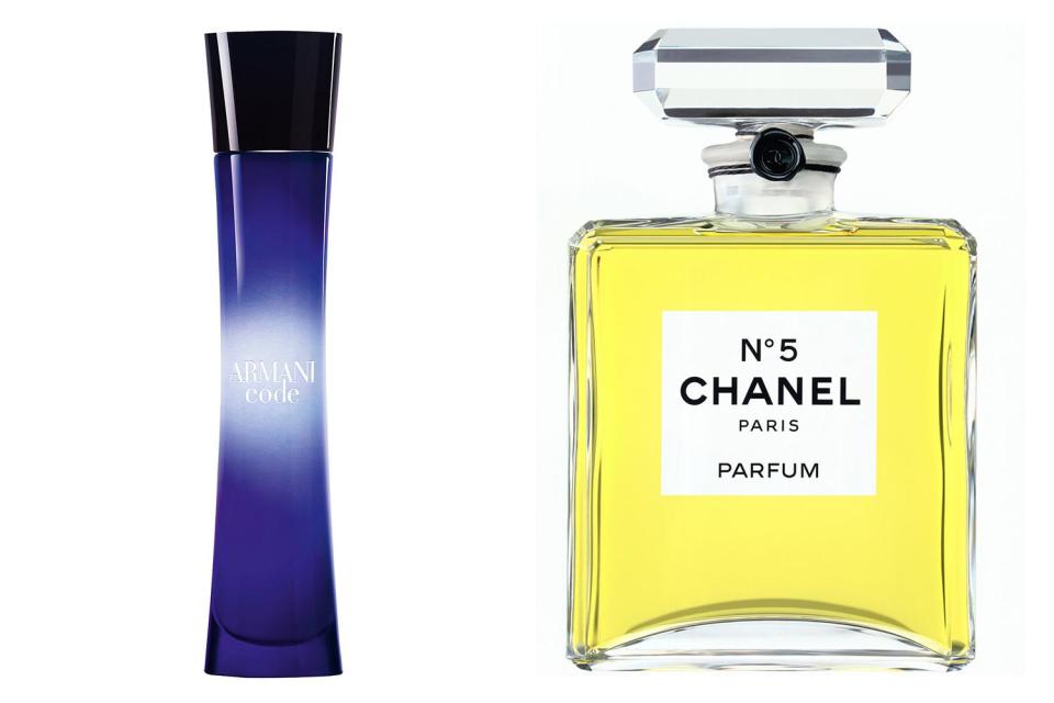  Fashion-house brands such as Armani and Chanel are outselling the celebs' perfumes