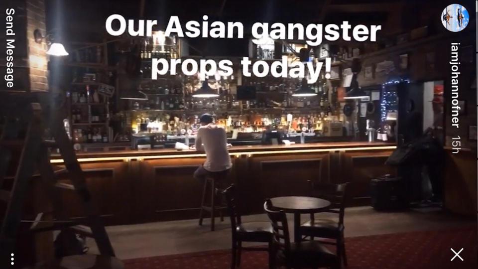  The video appeared to show the inside of the bar in which the shooting is believed to have taken place
