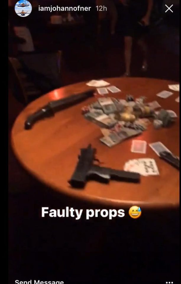  Ofner appeared to footage of the prop guns to Snapchat before he was tragically killed in an accidental shooting