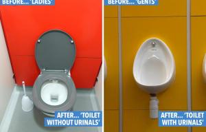 £50k of taxpayers' cash splashed on study to rename loos 'toilets with urinals' and 'toilets without urinals'