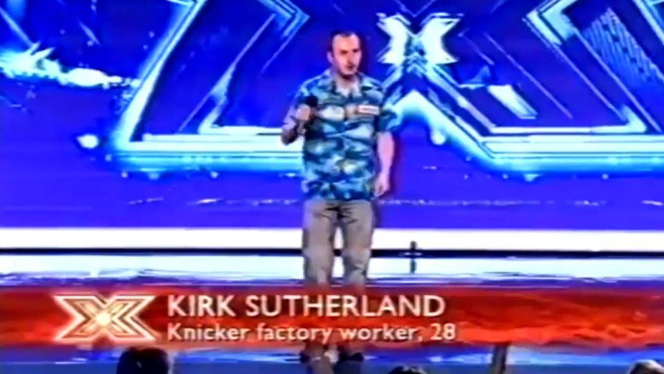  He dressed up for his stint on the talent show in a palm tree shirt
