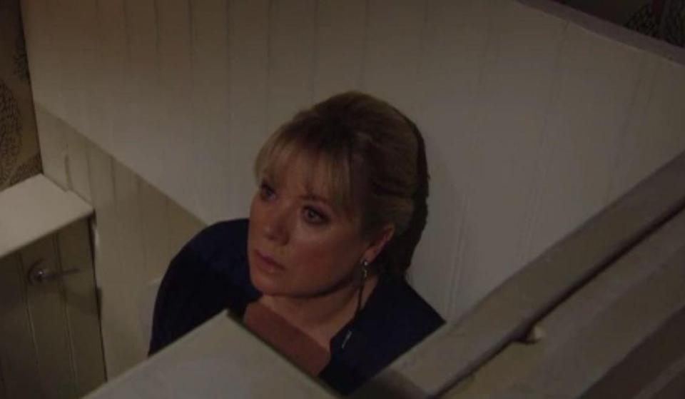  Phil's wife Sharon was left devastated in the Queen Vic's loo when she heard Denise's confession