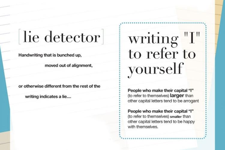 Be careful if you don't want to get caught, a sudden change in handwriting indicates a lie