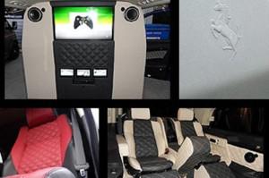 Interior design ... every customised car is unique