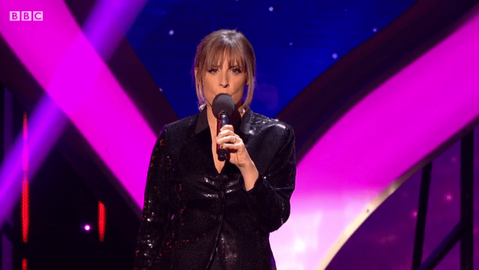  Mel Giedroyc hosted the BBC selection show