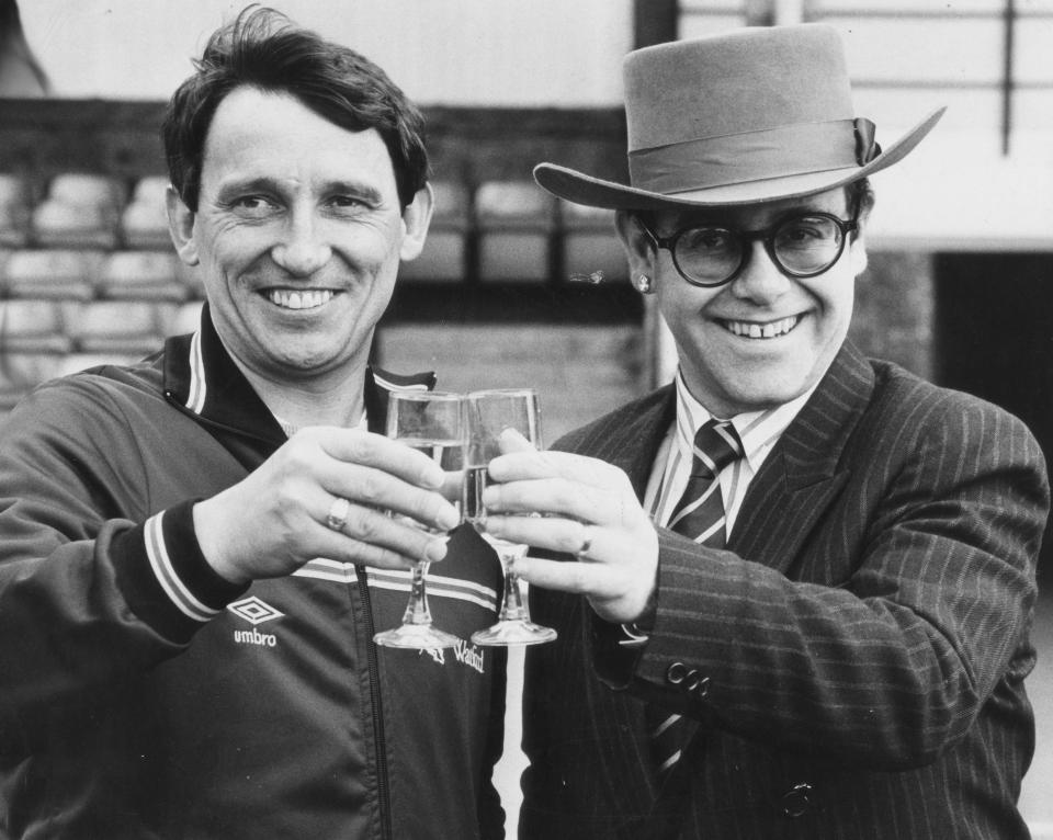 Taylor went on to manage Watford under owner Elton John