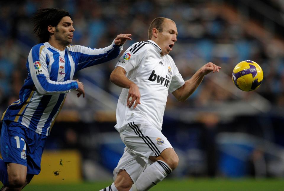 Arjen Robben failed to show his true quality during spell with Real Madrid