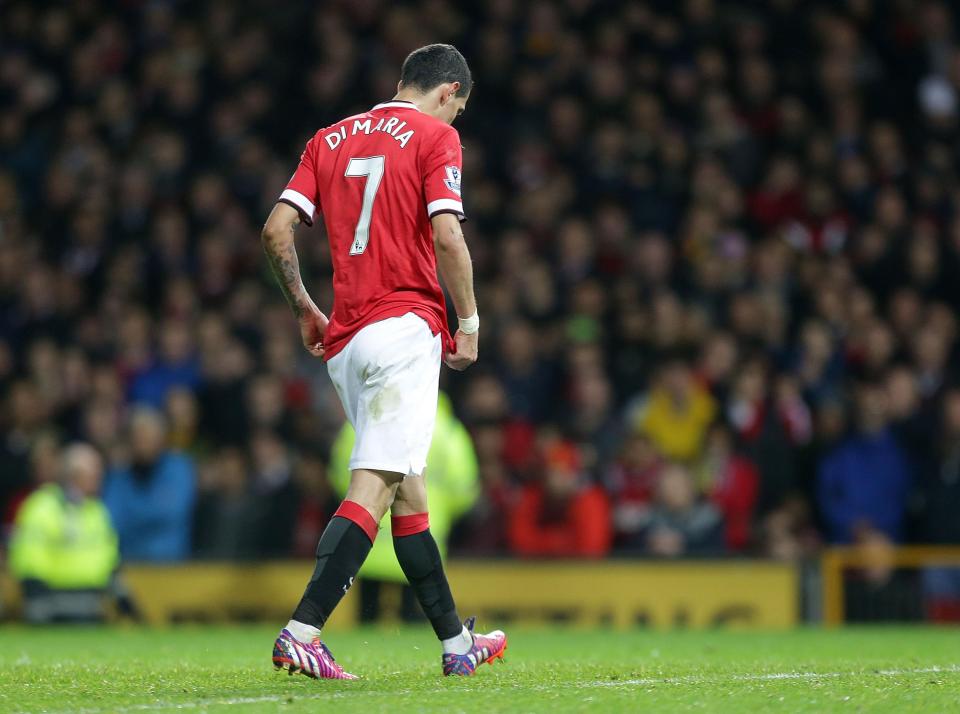 Despite his staggering fee, it was a disastrous spell in Manchester for Angel Di Maria