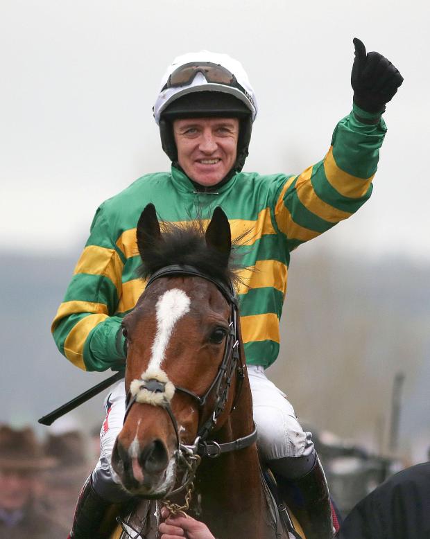 Barry Geraghty notches up his first 2016 Festival win on Ivanovich Gorbatov on the fourth day of the Cheltenham Festival in the Triumph Hurdle