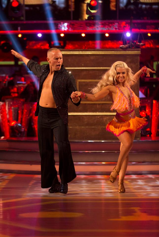 Oksana with judge Rinder