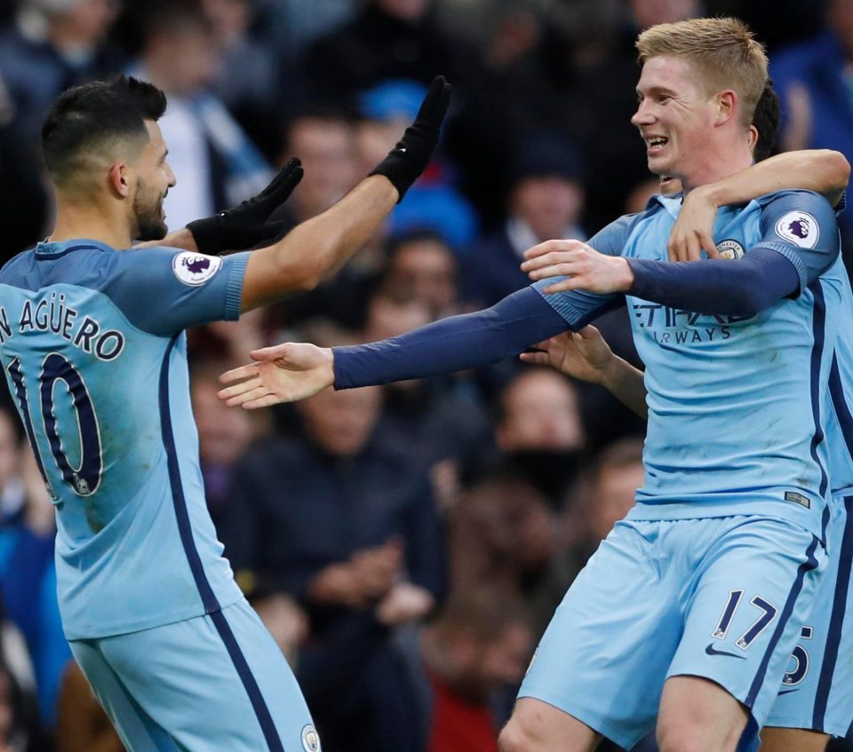 Sergio Aguero and Kevin de Bruyne...where have all the goals gone?