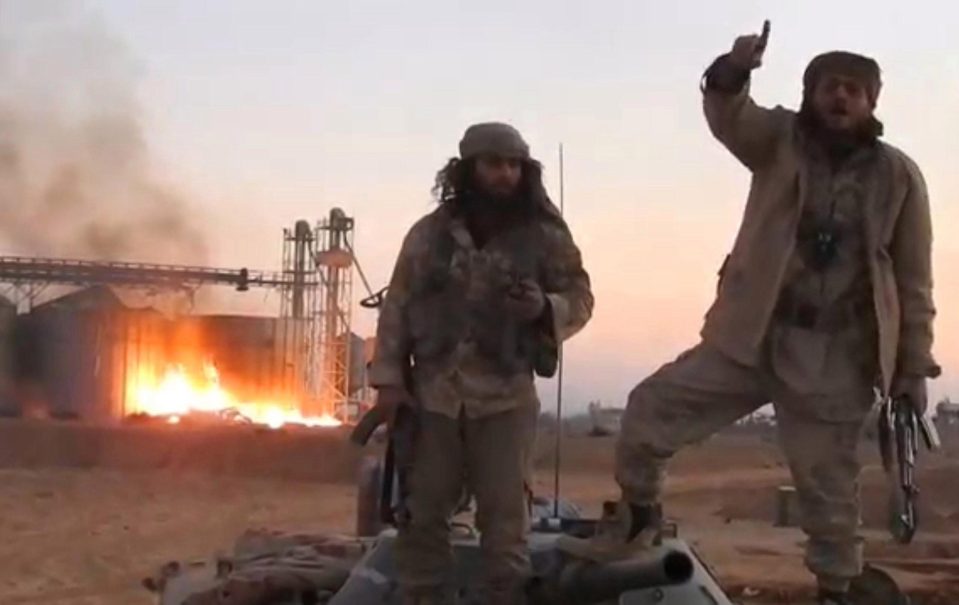 ISIS drove out the Syrian army last month to recapture Palmyra 