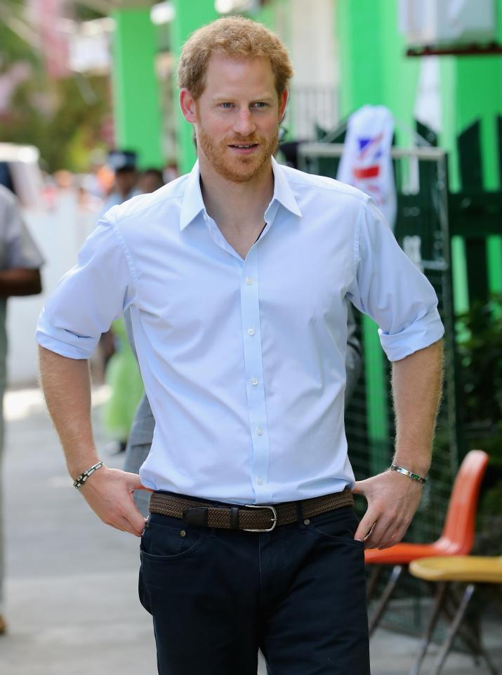  Happy in love . . . Prince Harry is currently dating US actress Meghan Markle